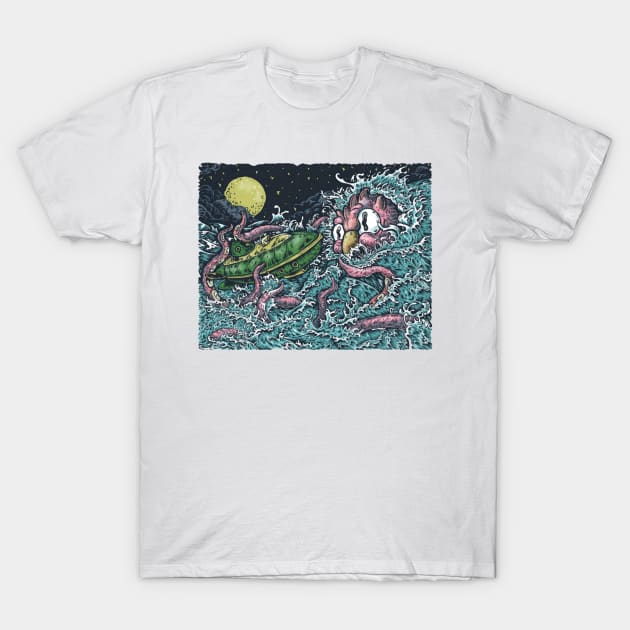 Sea Monster T-Shirt by RoyalFantastic